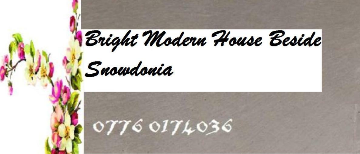 Willa Bright Modern House Beside Snowdonia Llanfairfechan Zewnętrze zdjęcie